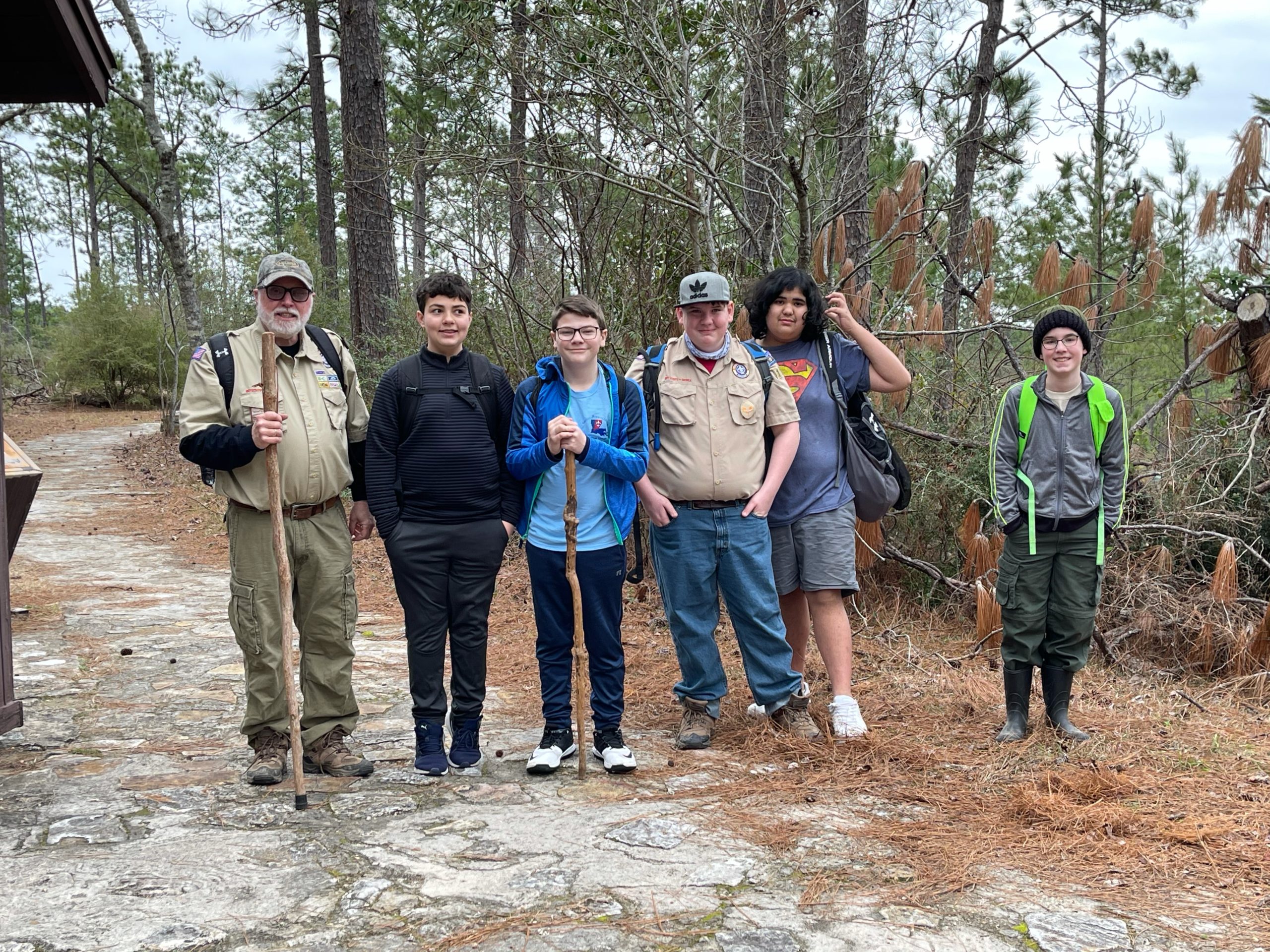 Hiking at Longleaf Vista