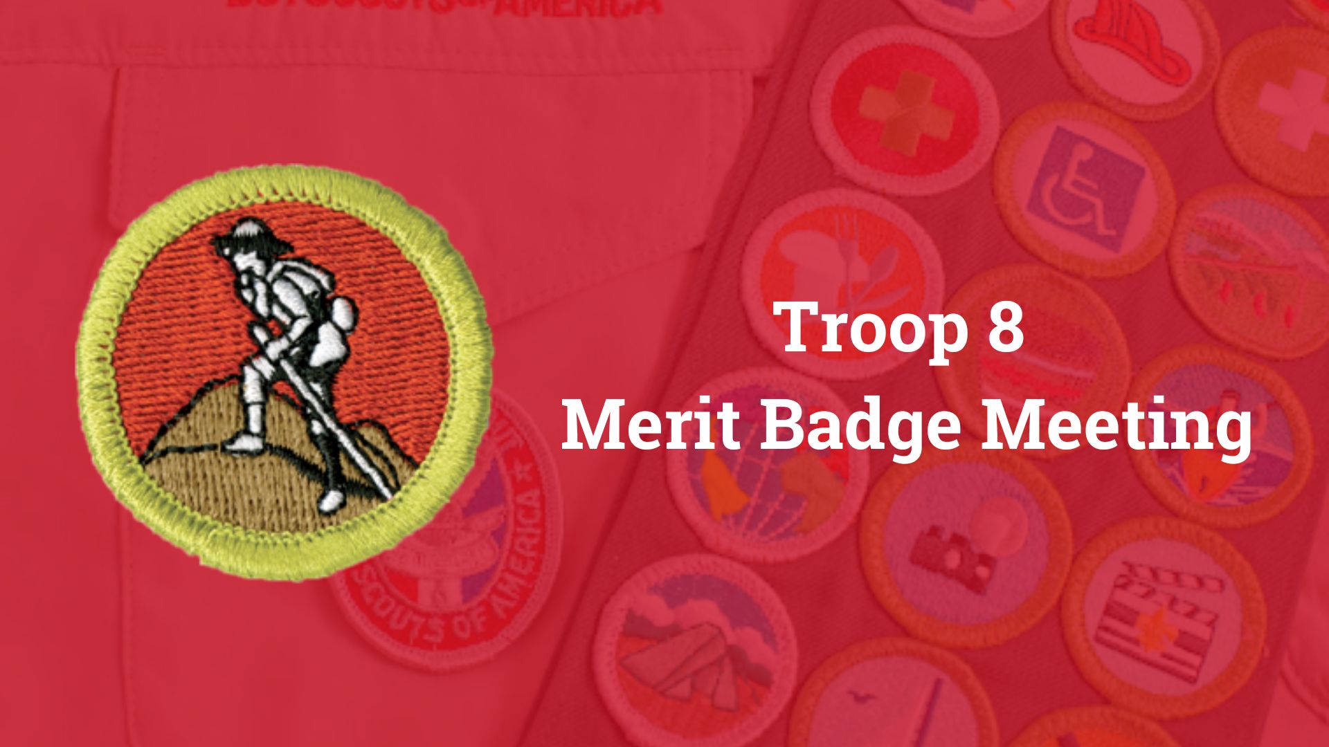 Merit Badge Meeting & Preview Night