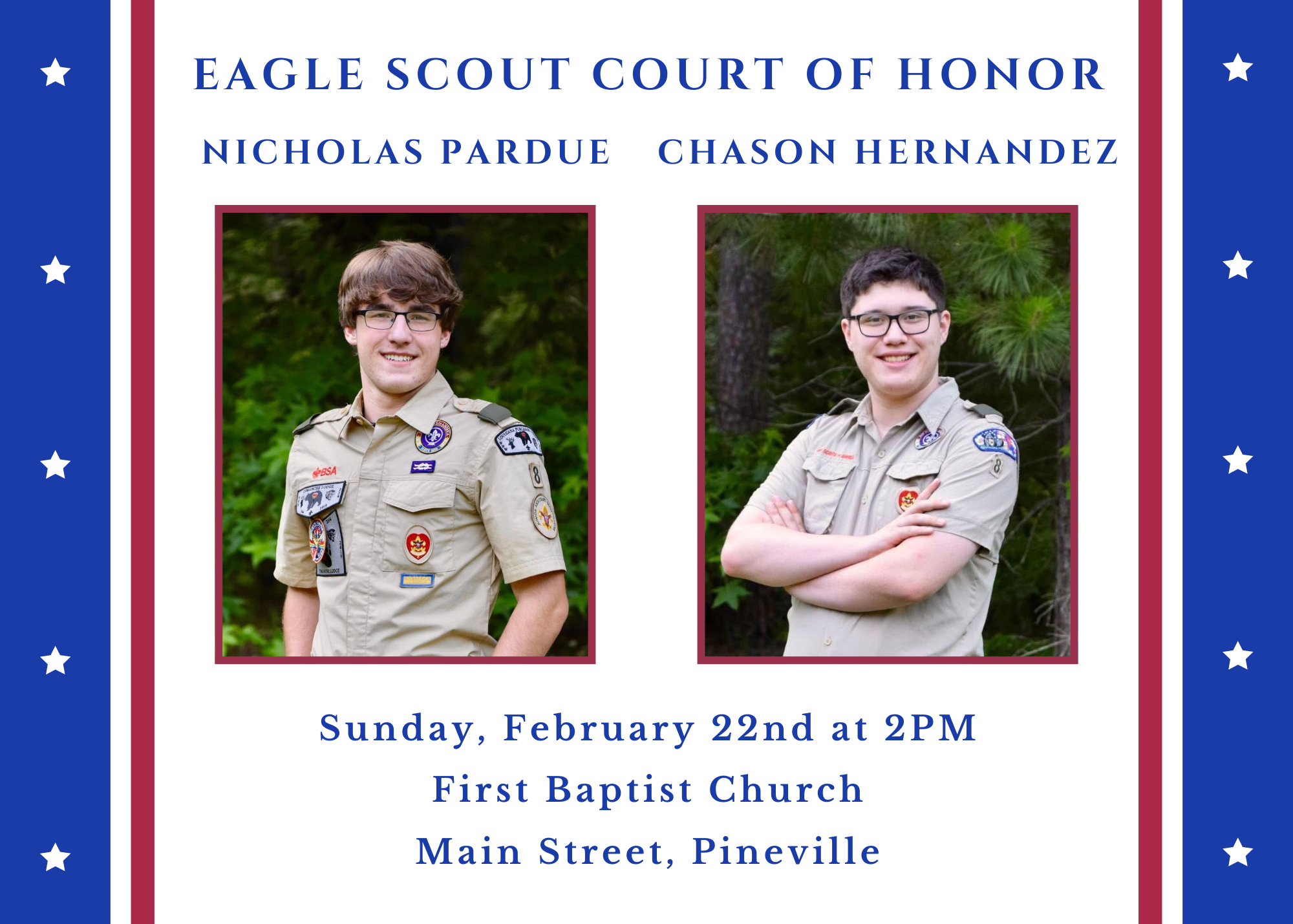 Eagle Scout Court of Honor 2026